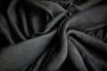 Dark anthracite gray black natural cotton linen, abstract, textures