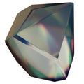 Dark Atmosphere Gem Ore-like Power Stone Mysterious, Cloudy Isolated Elegant Modern 3D Rendering Abstract Background