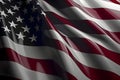 Dark Background of American Flag to Illustrate US Mourning Events