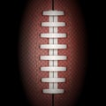 Dark Background of American Football ball. Vector Royalty Free Stock Photo