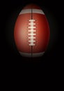 Dark Background of american football. Vector Royalty Free Stock Photo