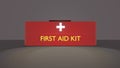 First-aid kit front view
