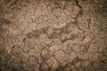 Dark parched dry earth textured background Royalty Free Stock Photo