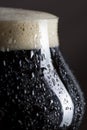 Dark beer in a glass Royalty Free Stock Photo