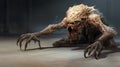 Explosive Wildlife: Monster Creature In Death Strike Pose