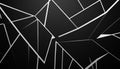 Black and White Geometric Abstract Lines background Royalty Free Stock Photo
