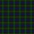 Dark black blue green tartan pattern