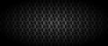 Dark black Carbon fiber Geometric grid background. Modern dark abstract vector texture. Royalty Free Stock Photo