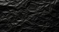 Dark Black Crumpled Paper Texture Background With Deep Shadows And Highlights Royalty Free Stock Photo
