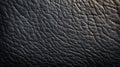 Dark Black Genuine Leather Texture Background Pattern Royalty Free Stock Photo