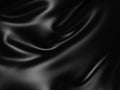 Dark black glossy luxury silk cloth background