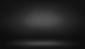 Dark black gradient blackboard background Royalty Free Stock Photo