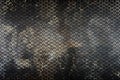 Dark hexagon background and texture Royalty Free Stock Photo