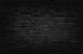 Dark black grunge brick wall texture background with old dirty and vintage style pattern Royalty Free Stock Photo