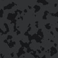 Dark black seamless camo pattern Royalty Free Stock Photo