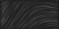 Dark Black and White Curving, Flowing Stripes Pattern - Digitally Generated Abstract Background Design