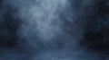 Dark blue abstract background in cyclorama style in misty atmosphere.