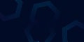 Dark blue abstract background with glowing hexagonal lines, modern digital technology pattern for banner design Royalty Free Stock Photo