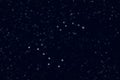 Dark blue abstract background of night sky with stars, constellations Ursa Major and Ursa Minor and Polar Star