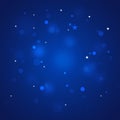 Dark blue abstract backgrounds with bokeh Royalty Free Stock Photo