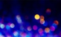 Dark blue abstract bokeh light. defocused background. Blurry, glamour. Royalty Free Stock Photo