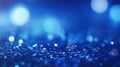 Dark blue abstract bokeh light. defocused background Royalty Free Stock Photo