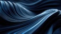 dark blue abstract flowing waves Royalty Free Stock Photo
