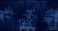 Dark blue abstract texture with rectangular shapes Royalty Free Stock Photo