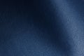 Dark Blue Artificial Leather Texture with Shadows Royalty Free Stock Photo