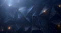 Dark blue background with small geometric patterns,technology futuristic network speed concept Royalty Free Stock Photo