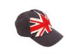 Dark Blue baseball cap with British Flag Royalty Free Stock Photo