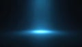 Dark blue and black backdrop with a bright light spot at the center. This abstract gradient provides a smooth radial effect ideal Royalty Free Stock Photo