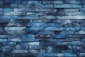 Dark blue brickwall background Royalty Free Stock Photo