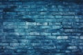 Dark blue brickwall background Royalty Free Stock Photo