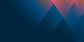 Dark Blue, Brown and Red Abstract Lit Blurry Gradient Surface, Texture - Slanted Crossing Lines Pattern with Low Lights