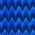 Dark blue color zigzag seamless pattern