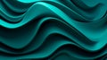 Turquoise Waves: A Stunning 3d Pattern Background With Organic Lines Royalty Free Stock Photo