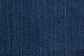Dark blue denim fabric texture Royalty Free Stock Photo