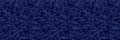 Dark Blue Denim Marl Melange Tweed Vector Border Pattern. Heathered Denim Knitting Style. Indigo Space Dyed Stitch Texture Fabric