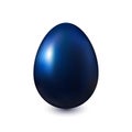 Dark blue Easter Egg with a light shadow