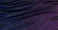 dark blue fabric texture background, abstract, 3D render, black soft silk fabric. Royalty Free Stock Photo