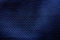 Dark blue fabric texture background close up Royalty Free Stock Photo