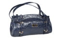 Dark blue female bag Royalty Free Stock Photo