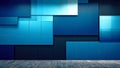 Dark blue geometric wall background Royalty Free Stock Photo