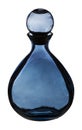 Dark Blue Glass Bottle Royalty Free Stock Photo