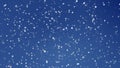 Glittering white yellow sparkles on dark blue background