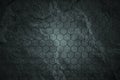 Dark blue and gray hexagon background Royalty Free Stock Photo