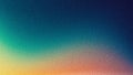 Dark blue green orange glowing grainy gradient background, noise texture effect, wide banner size, copy space Royalty Free Stock Photo
