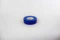 Dark blue insulating tape isolated on white background Royalty Free Stock Photo