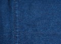 Dark blue jeans denim texture fabric background Royalty Free Stock Photo